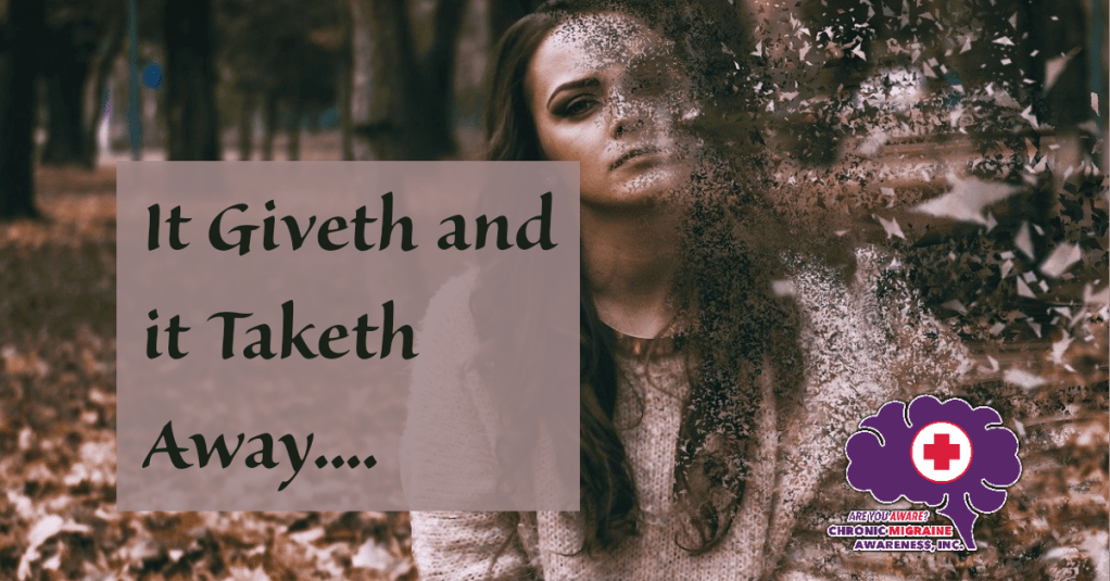 It Giveth and it Taketh&nbsp;Away…